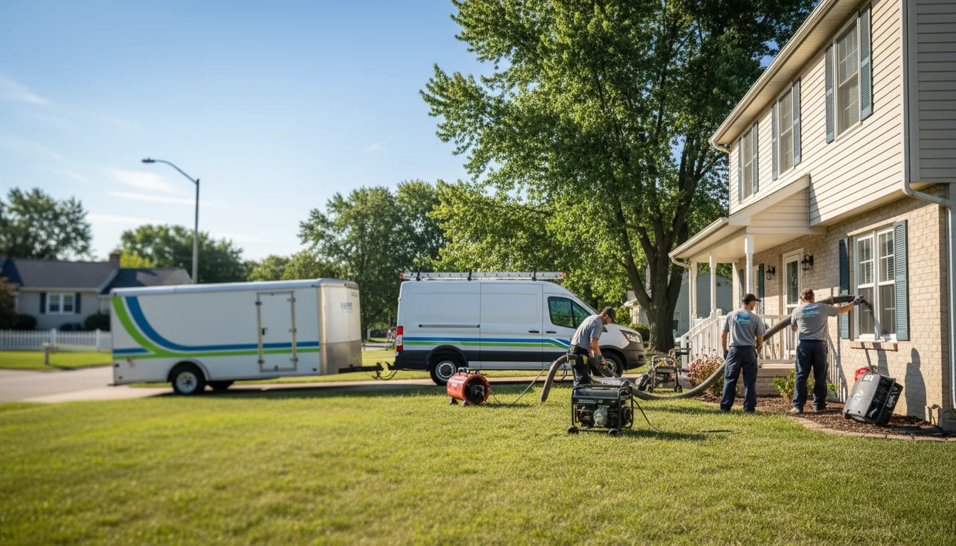 Flooded Basement Restoration And Cleanup With Repair in Williams, IA near me